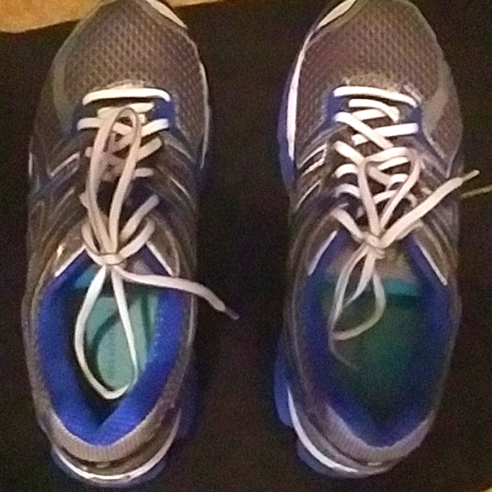 Asics running shoes worn once